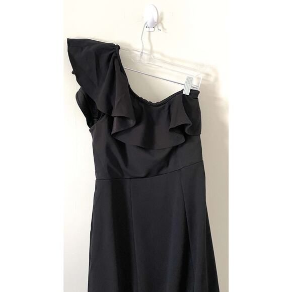 Show Me Your Mumu Floretine Maxi One Strap Maxi Dress Black Size Medium NEW - Picture 5 of 9